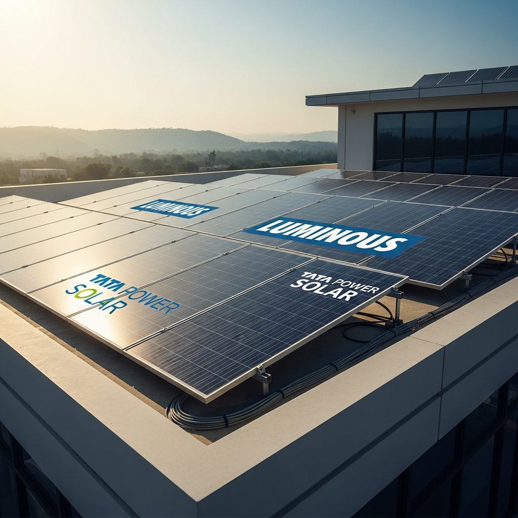 Best Solar Brands in India: Tata vs Luminous
